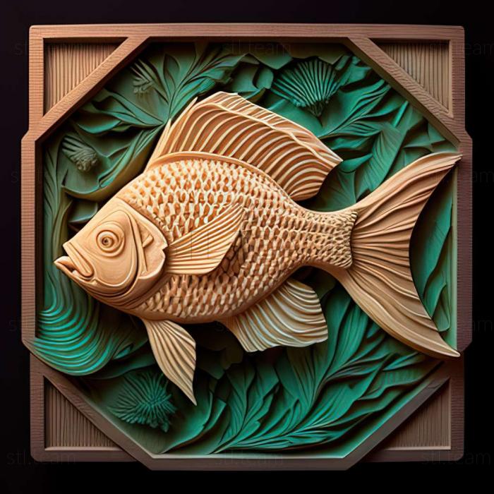 3D модель Алмазна рибка Мюнхгаус (STL)